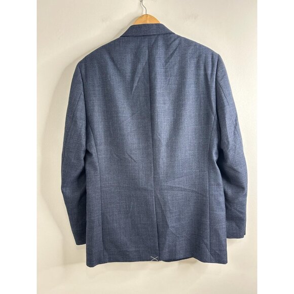 Lauren Ralph Lauren Blazer Mens 40R Blue Windowpane Sport Coat Two Button Jacket - Picture 5 of 10
